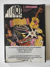RARE CATALOGUE D'ARTICLES DE MUSIQUE CLAVIERS AMPLIS. INSTRUMENTS À CORDES,VENT 