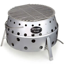 Petromax Atago 4 En 1 Grill De Camping Brasero Four D'extérieur Charbon Argent
