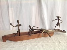 Pirogue crocodile Artisanat