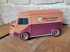 BOÎTE GÂTEAUX MÉTAL CAMION TUBE HY BISCUITERIE DE TRADITION LICENCE CITROËN 