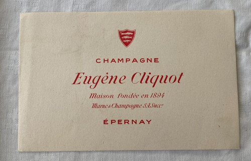 Ancien buvard champagne - ancien,