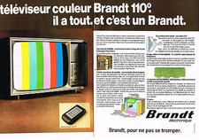 PUBLICITE  1975    BRANDT