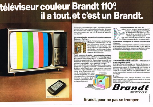 Publicite 1975 brandt - ,