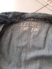 Veste femme jeans