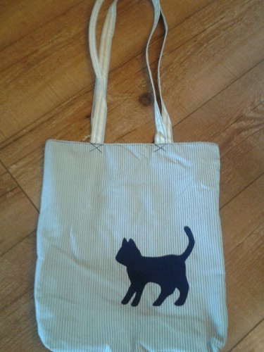 Sac cabas réversible fait