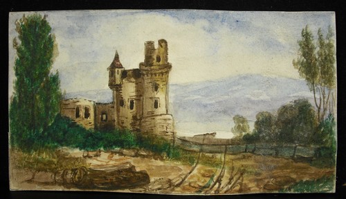 Dessin original aquarelle - dessin, l'aquarelle