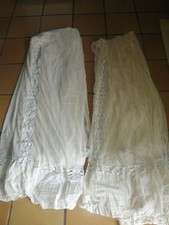 2 anciens ornements ou rideaux fin 19 ème 125 X 280 cm