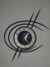 Pendul Horloge murale Fraçaise Bayard, Vintage Année 1965