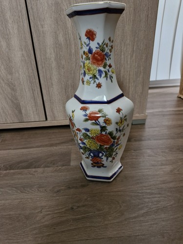 Vase fleurs signé chinois - vase,