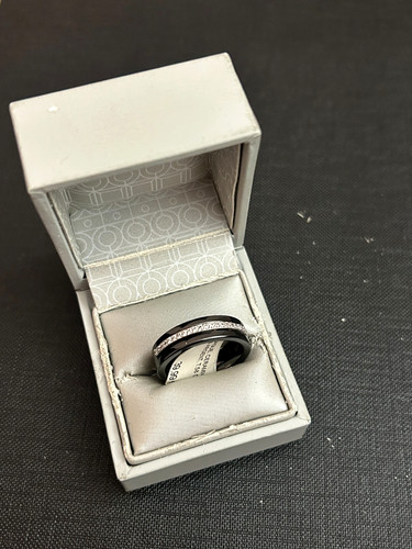Bague céramique argent - bague,