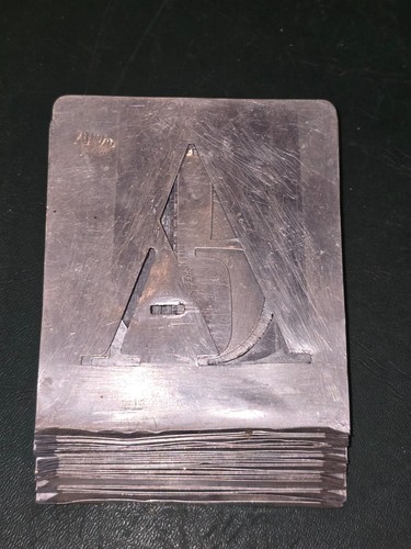 Lettre alphabet pochoirs mm - alphabet,