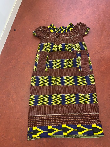 Robe africaine multicolore - ,