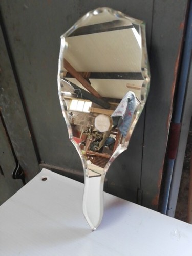 Miroir ancien face main - miroir,