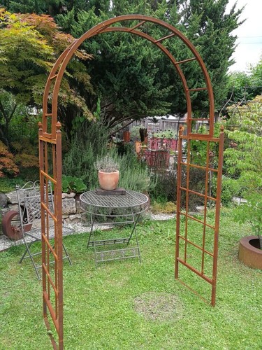 Grille noble arc rose - noble,