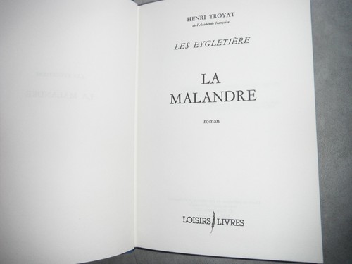 Malandre henri troyat - la,
