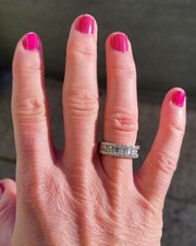 Demi alliance diamants OR