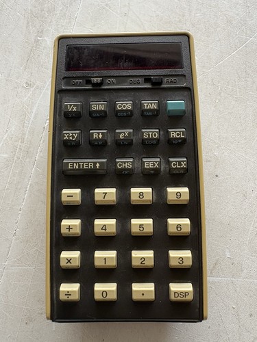 Calculatrice vintage hewlett - vintage,