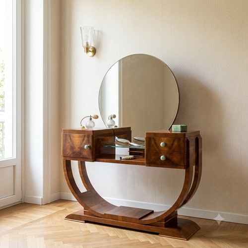 Coiffeuse ancienne art déco - coiffeuse,