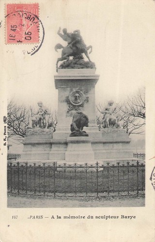 Paris sculpteur barye - paris,