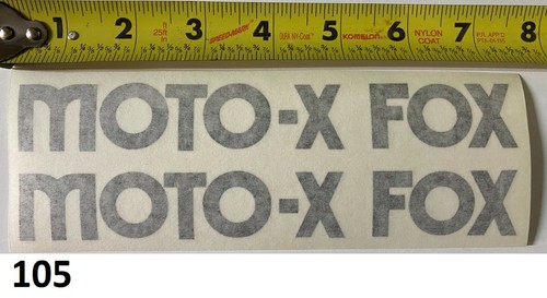 Vmx moto fox black - moto-x, decal