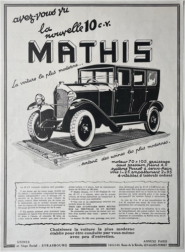 Affiche publicitaire mathis - affiche, 10