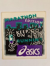 STICKER VINTAGE ASICS MARATHON