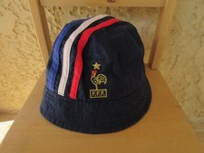Chapeau bob équipe de FRANCE football ADIDAS vintage FFF hat supporter M