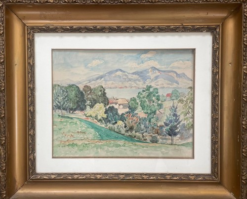 Tableau cadre aquarelle - cadre, École