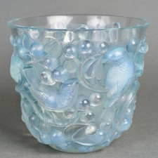 Vase avallon verre opalescent - verre,