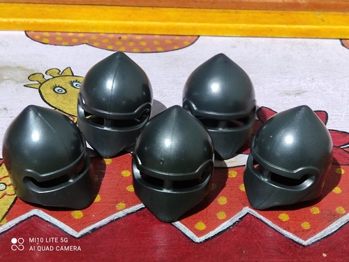 Playmobil casques - x5,