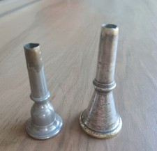 2 EMBOUCHURES ANCIENNES ANTOINE COURTOIS COUESNON PARIS INSTRUMENT A VENT