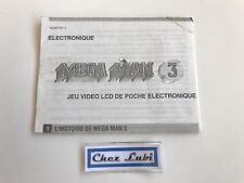 Notice / Manual - Tiger Electronics - Jeu Vidéo LCD Mega Man 3 - FR