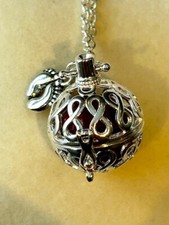 Bola de Grossesse, collier, necklace of pregnancy, grelot, maternity, Argent