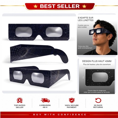 Lunettes éclipse solaire - , lot