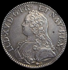 Écu Aux Branches D'oliviers 1728 X Amiens Louis XV Splendide 🤩