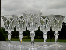6 verres en cristal de Saint Louis modèle Camargue H134mm (prix pour 6 verres)