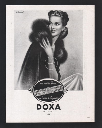 Publicité 1947 montre - publicité,