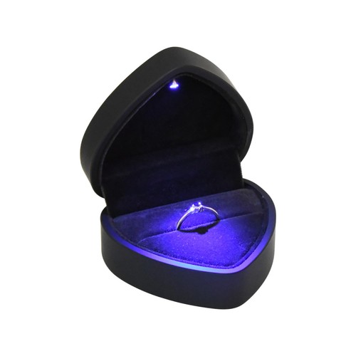 Boîte bague velours - à, en