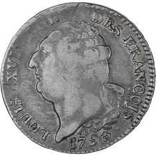 Monnaie, France, Écu de 6