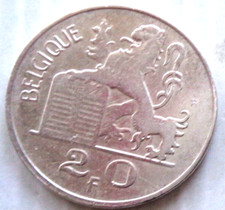 20 Francs 1949 Belgique Argent