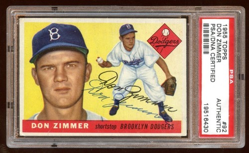 Don zimmer 1955 topps - don,