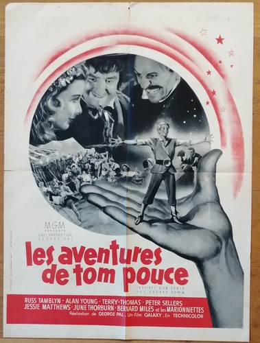 Aventures tom pouce - tom, affiche