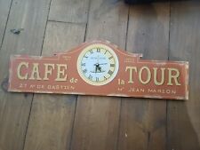 Horloge Vintage Bistrot Café