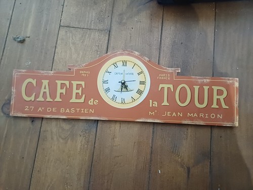 Horloge vintage bistrot café - horloge,