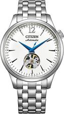 [Citizen] Montre Mécanique Automatique Coeur Ouvert NH9131-73A Homme Argent