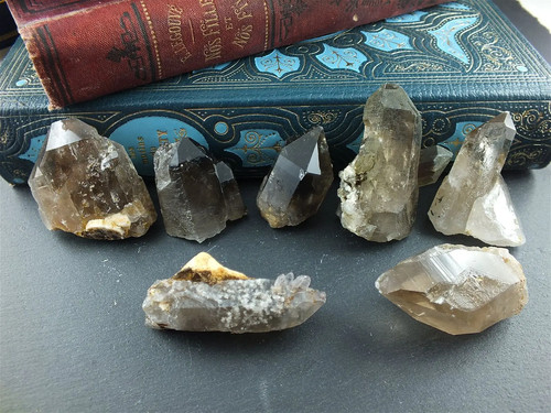 Pointe quartz fumé ou - pointe,