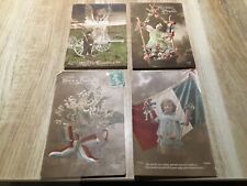 LOT DE 4 CARTES POSTALES