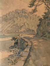 Belle Peinture 1944 Aquarelle