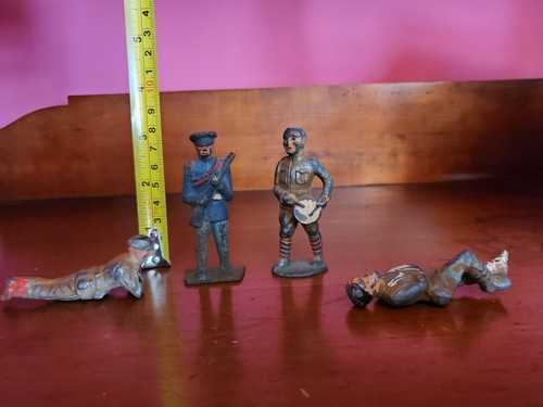 Set antique metal toy - set,