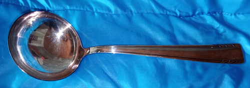 Louche métal argenté - métal,
